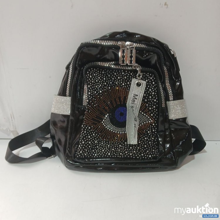 Artikel Nr. 929809: Mei Shang Da Rucksack aus Kunstleder mit Glitzersteinen