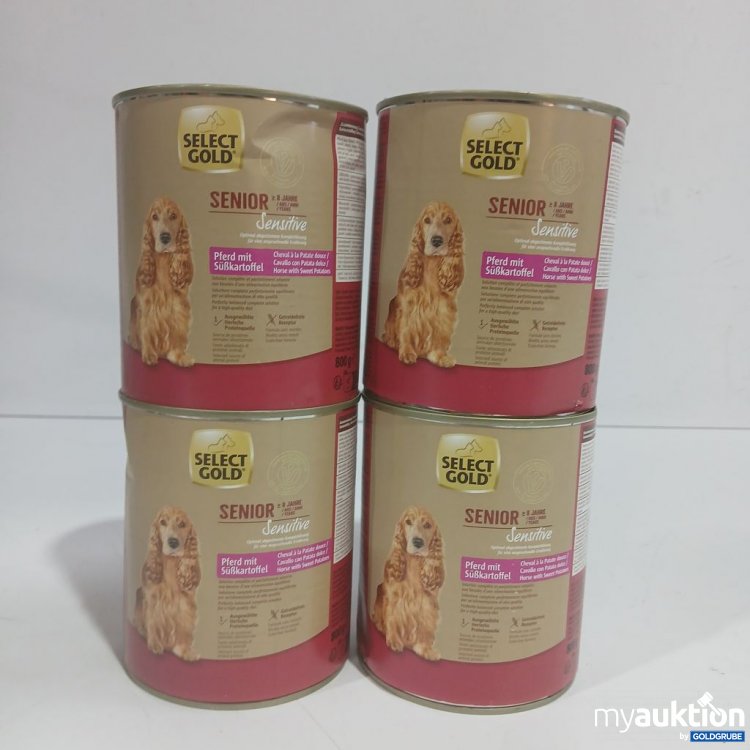 Artikel Nr. 952809: Select Gold Senior Sensitive Hundefutter 4x800 g