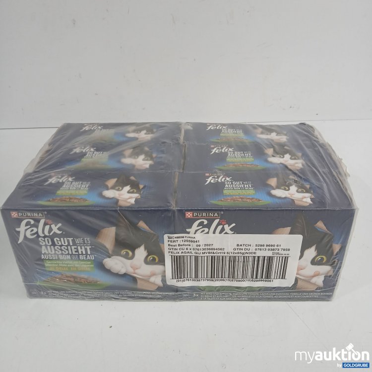 Artikel Nr. 956809: Felix Katzenfutter Gemischte Vielfalt mit Gemüse 6x(12x85g) 