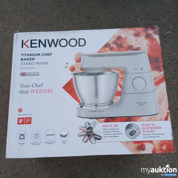 Artikel Nr. 960809: Kenwood Titanium Chef Baker Stand Mixer KVC65.001WH 