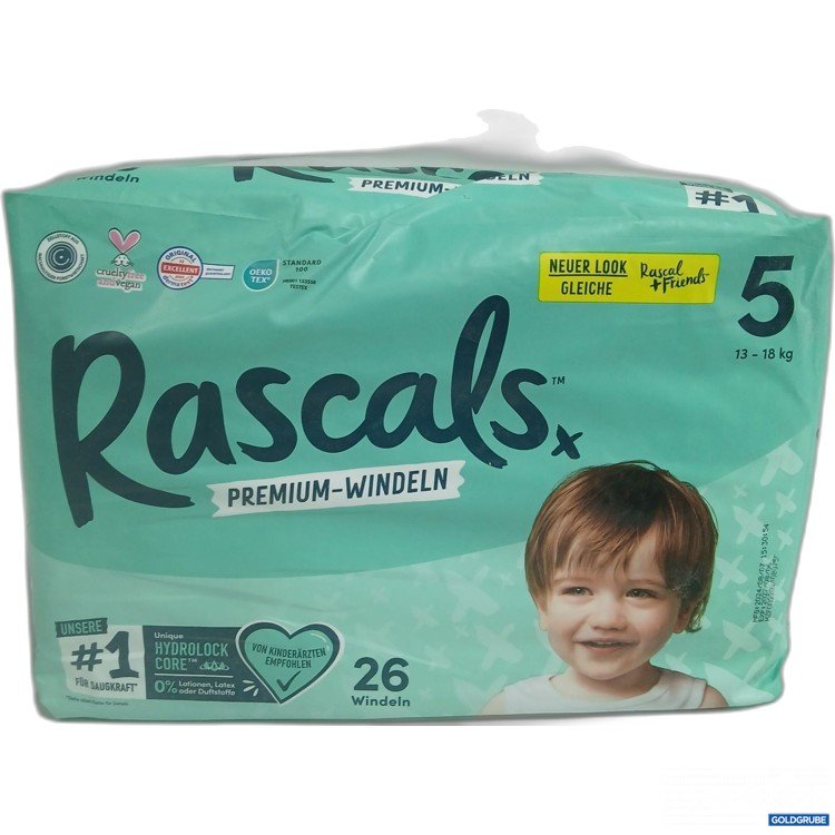 Artikel Nr. 962809: Rascals Premium Windeln 5 13-18kg 26Stk 