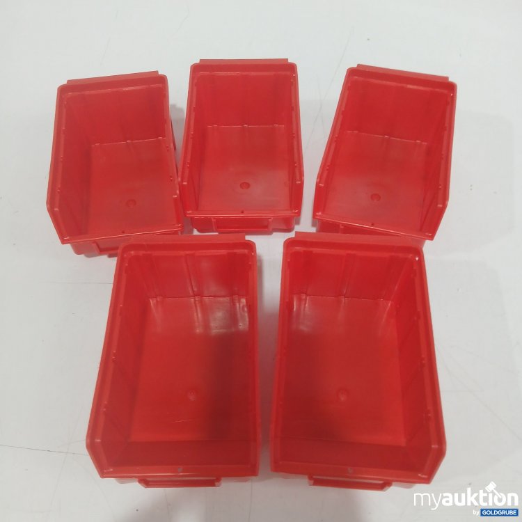 Artikel Nr. 984809 Artikel Nr. 984809: Sichtlagerboxen rot ca 15,5x10x7,5cm 5Stk