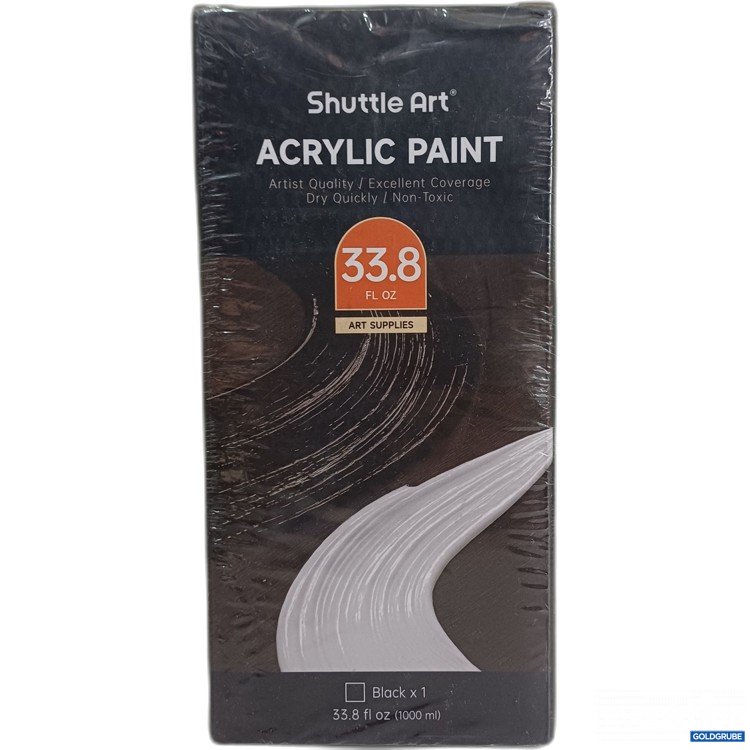 Artikel Nr. 988809: Shuttle Art Acrylfarbe, Schwarz, 1000ml