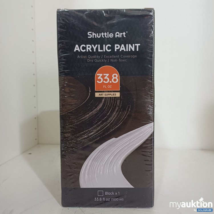 Artikel Nr. 988809: Shuttle Art Acrylfarbe, Schwarz, 1000ml