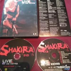 Auktion Doppel DVD, Shakira, Live off the Record 