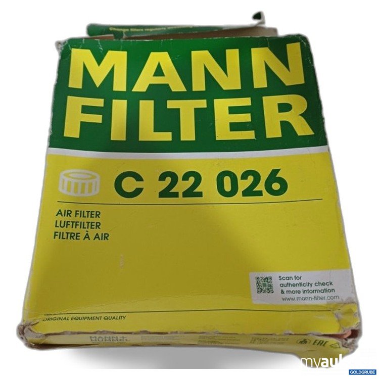 Artikel Nr. 447810 Artikel Nr. 447810: MANN FILTER Luftfilter C 22 026