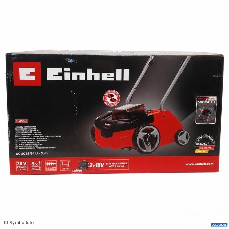 Artikel Nr. 466810 Artikel Nr. 466810: Einhell Akku-Vertikutierer GC-SC 36/31 l i Solo