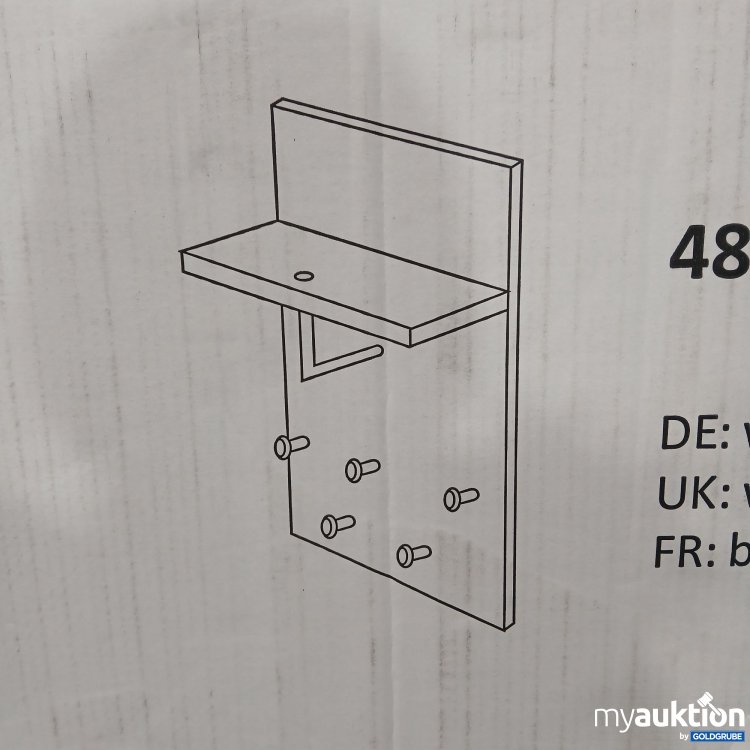 Artikel Nr. 800810: Wandgarderobe Weiss 48.5x100x32cm