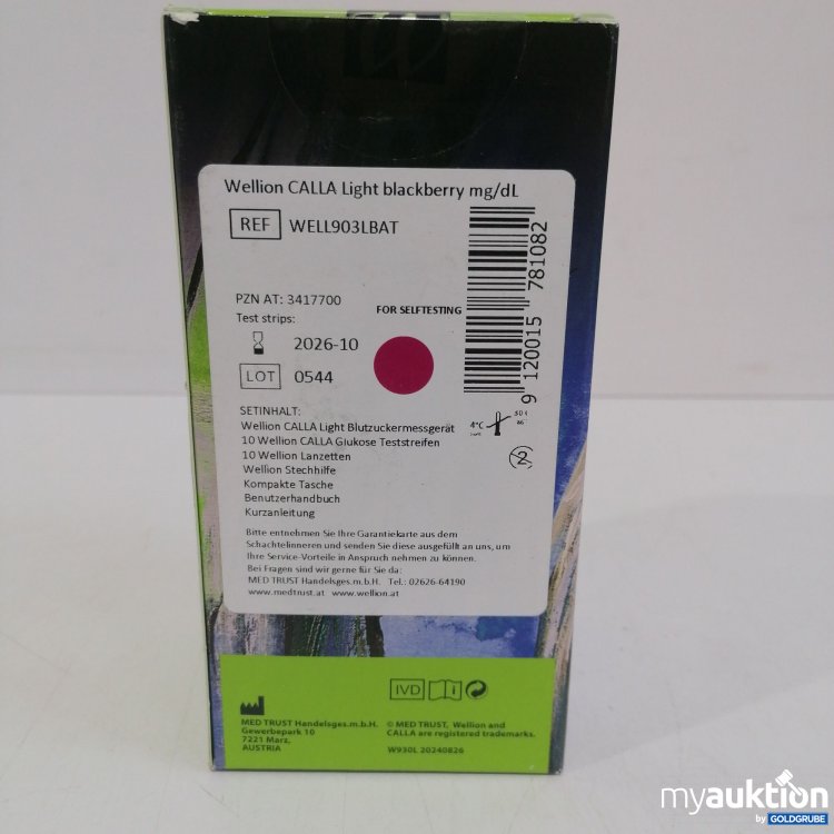 Artikel Nr. 859810 Artikel Nr. 859810: Wellion Calla light blackberry WELL903LBAT