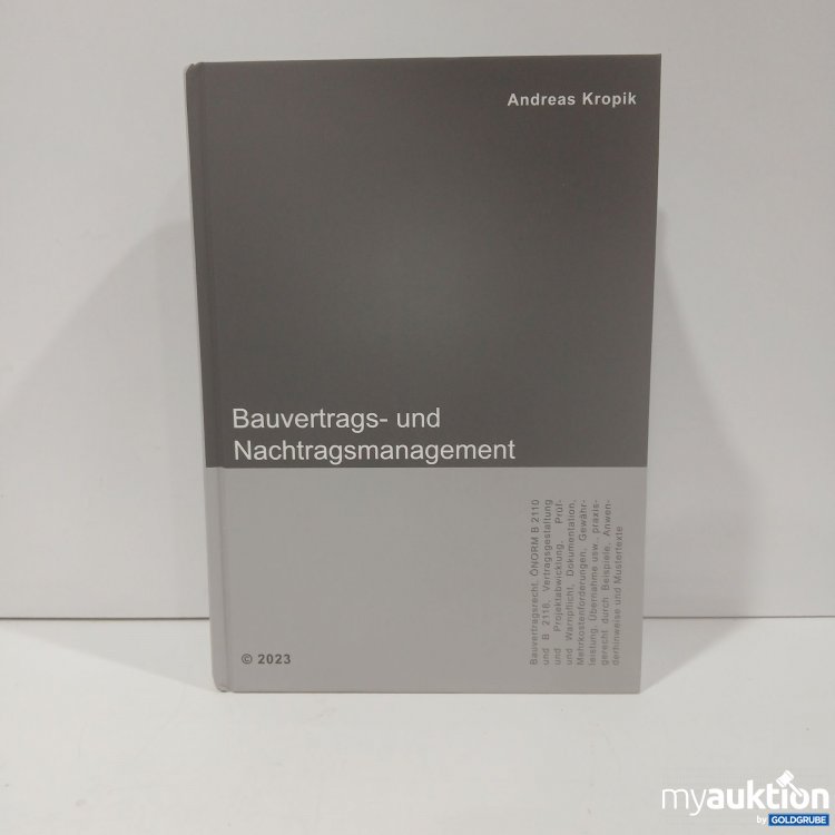 Artikel Nr. 870810 Artikel Nr. 870810: Bauvertrags- und Nachtragsmanagement