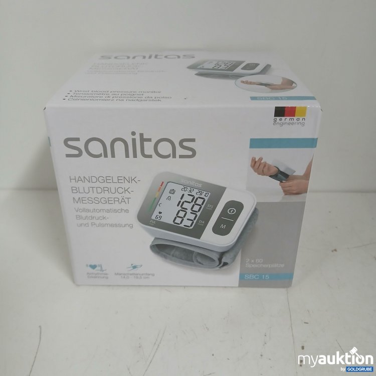 Artikel Nr. 874810: Sanitas Handgelenk Blutdruckmessgerät SBC 15
