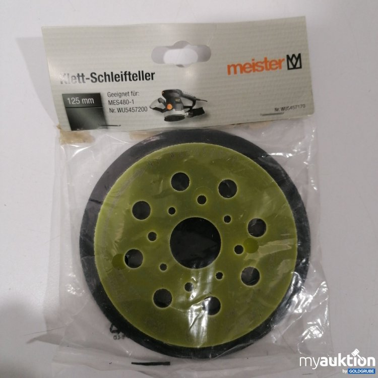 Artikel Nr. 898810 Artikel Nr. 898810: Meister Klett Schleifteller 125mm