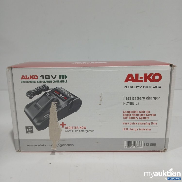 Artikel Nr. 904810: Alko Fast battery charger FC100 Li 