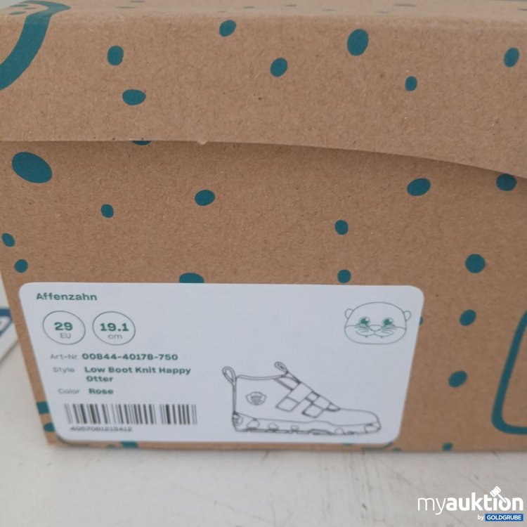 Artikel Nr. 954810: Affenzahn Low Boot Knit Happy Otter