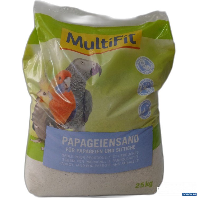 Artikel Nr. 983810: MultiFit Papageiensand für Papageien und Sittiche 25Kg