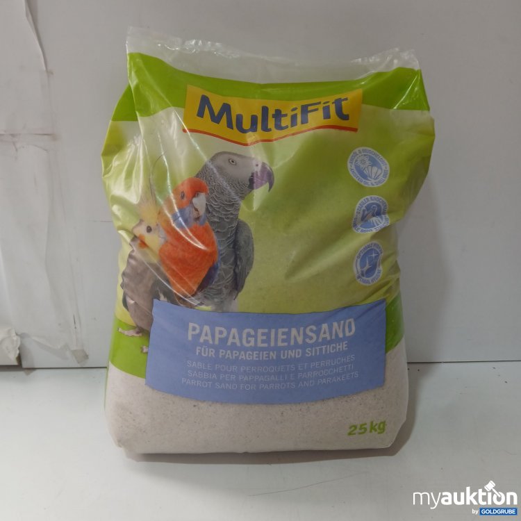 Artikel Nr. 983810: MultiFit Papageiensand für Papageien und Sittiche 25Kg