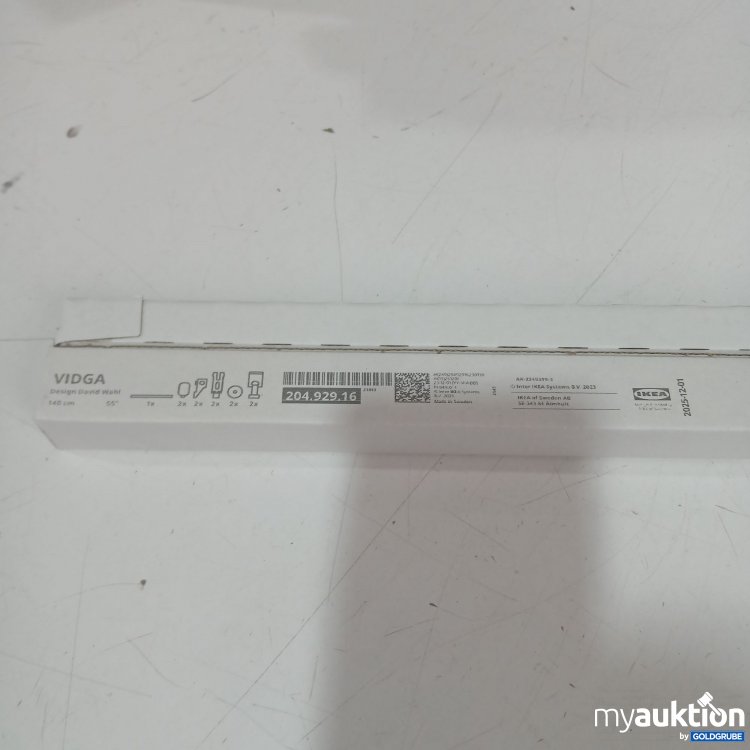 Artikel Nr. 984810 Artikel Nr. 984810: Ikea Vidga Gardienenschiene 204.929.16 weiß 140cm mit 2x24Hacken