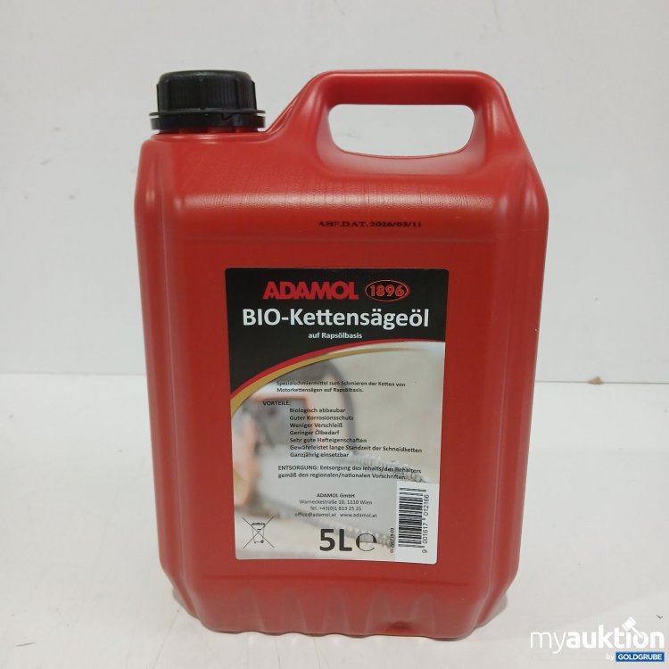 Artikel Nr. 467811 Artikel Nr. 467811: Adamol BIO-Kettensägenöl 5 l