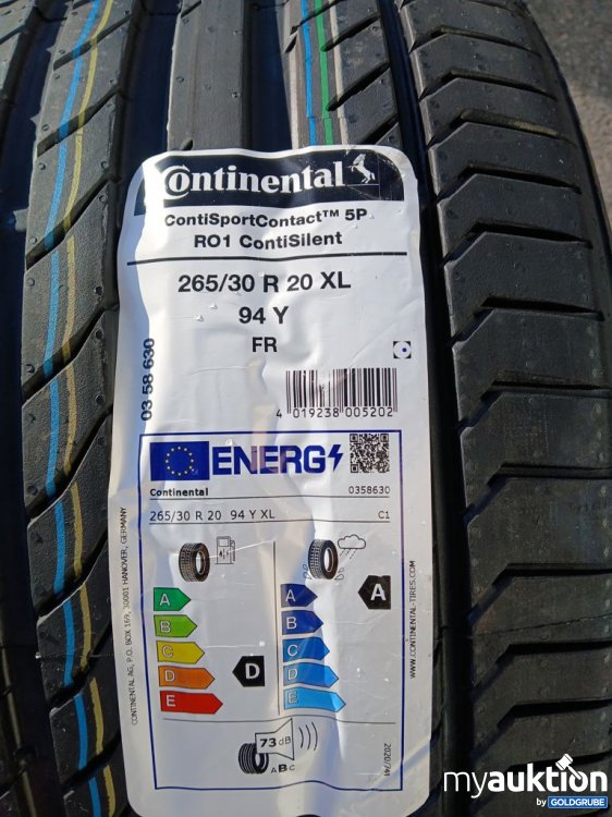 Artikel Nr. 524811: Continental ContiSportContact 5 SP 265/30 R20 XL