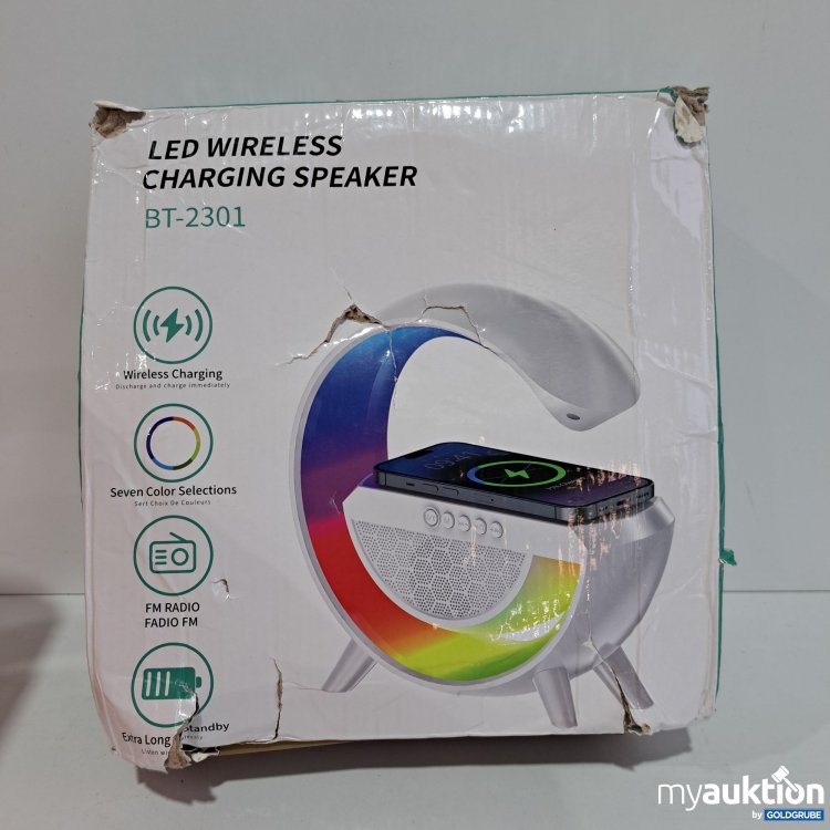 Artikel Nr. 811811: LED Wireless Charging Speaker BT2301