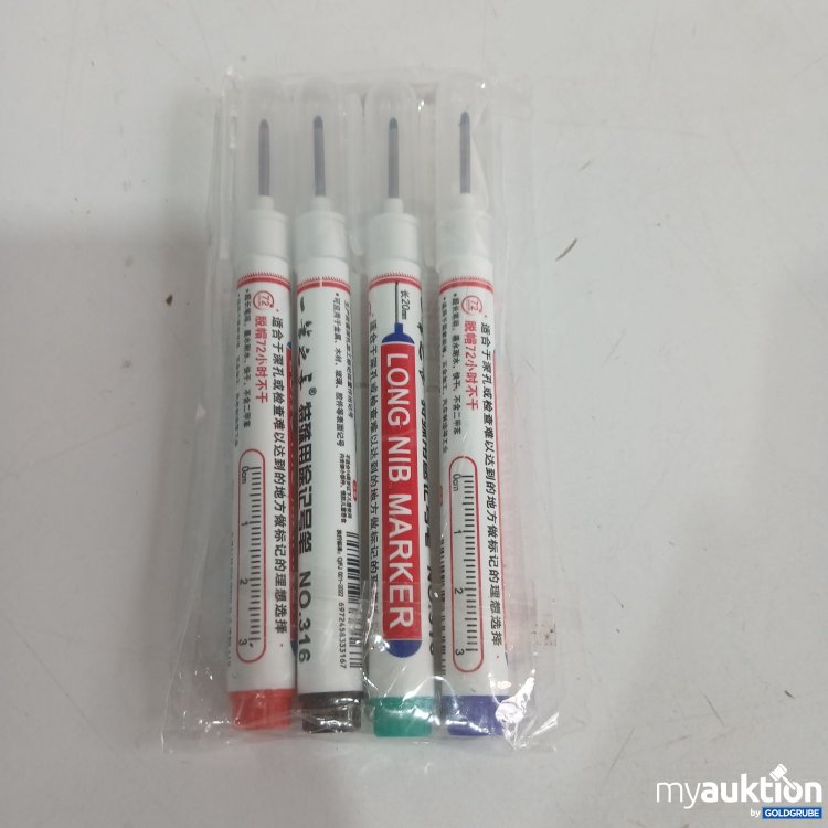Artikel Nr. 846811 Artikel Nr. 846811: Long Nib Marker 4Stk