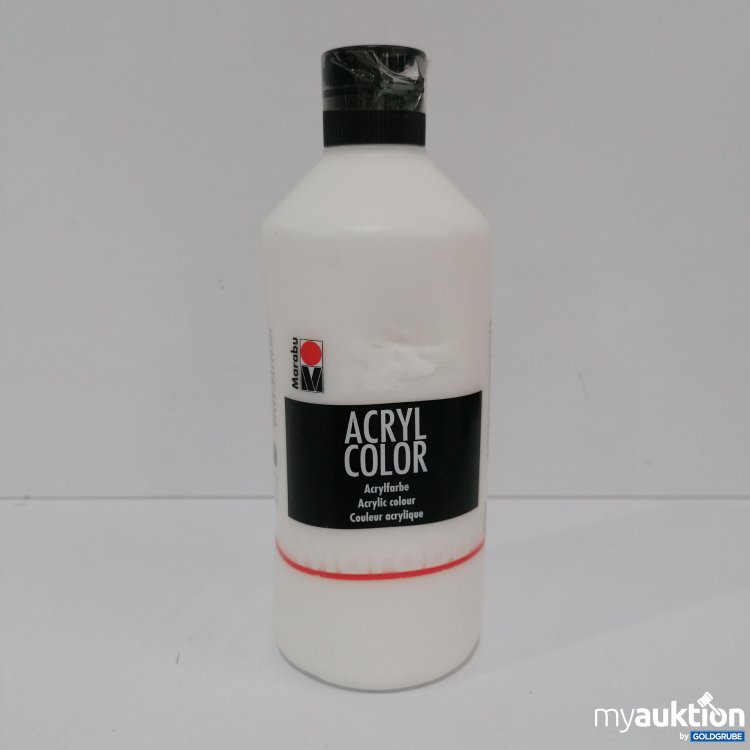 Artikel Nr. 849811: Marabu Acryl Color weiß 070 500ml 