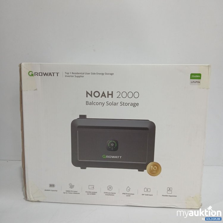 Artikel Nr. 867811 Artikel Nr. 867811: Growatt Noah 2000 Balcony Solar Storage 2048Wh LiFeP04