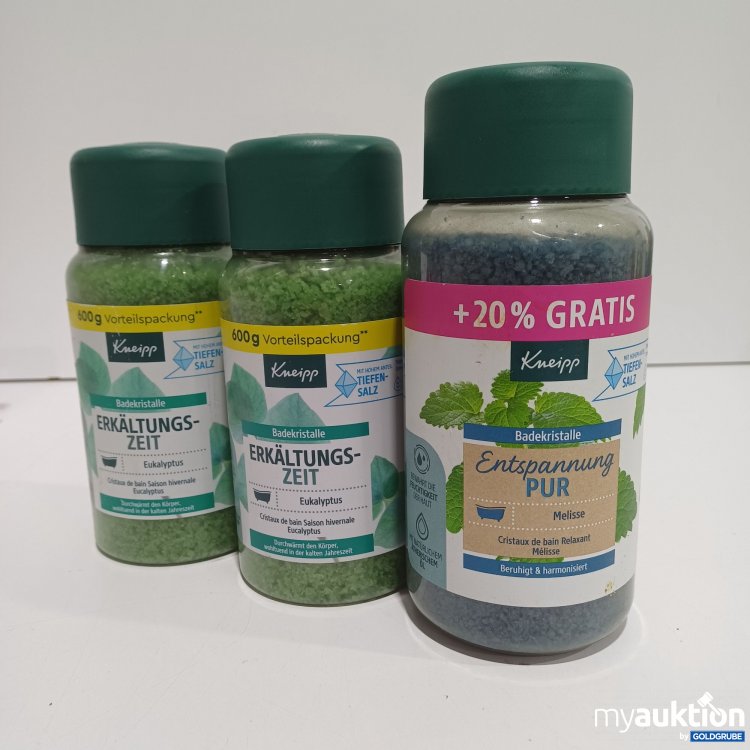 Artikel Nr. 884811: Kneipp Badekristalle diverse Sorten 2x600g, 1x720g