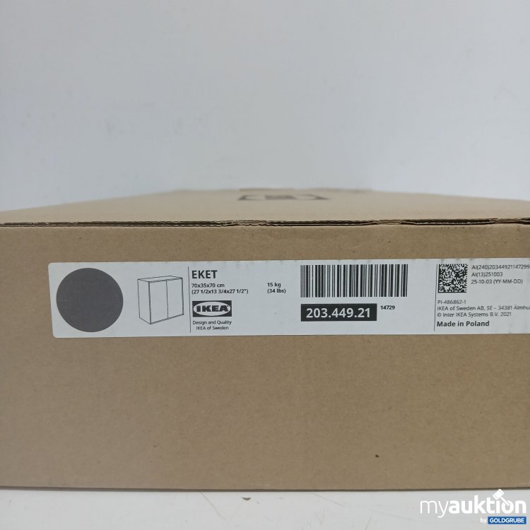 Artikel Nr. 962811: Ikea Eket 70x35x70cm grau 203.449.21 