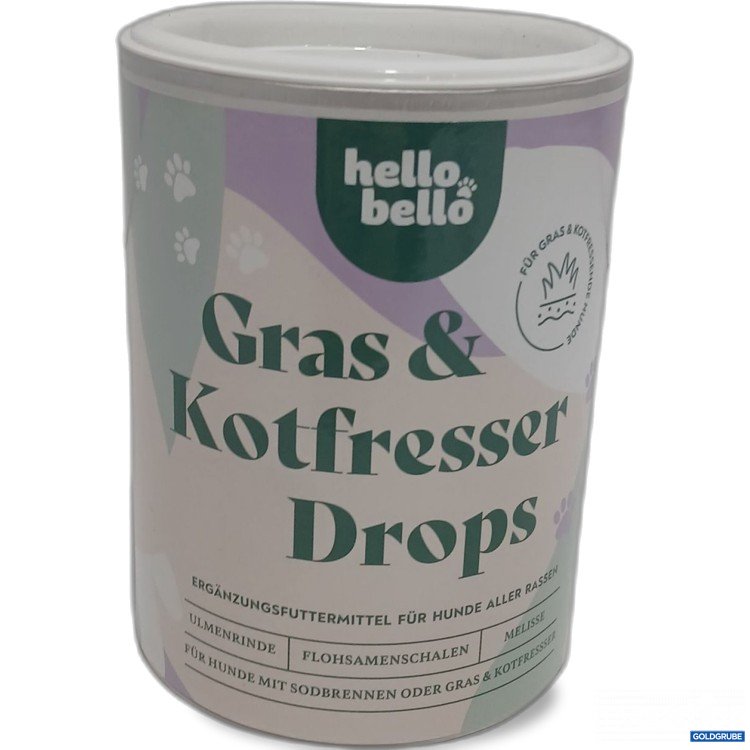 Artikel Nr. 971811: Hello bello Gras& Kotfresser Drops 350g 