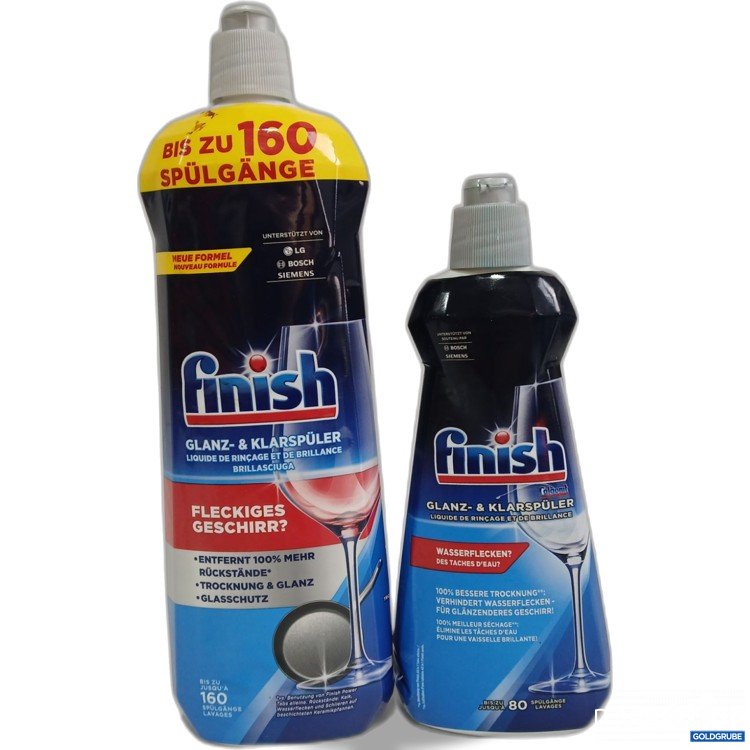Artikel Nr. 990811 Artikel Nr. 990811: FINISH Glanz -& Klarspüler 1x 800ml 1x 400ml