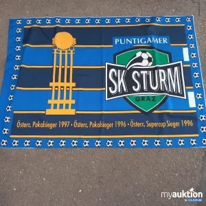 Auktion SK Sturm Flagge blau