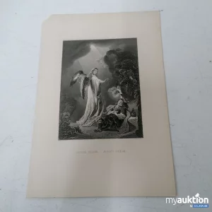 Auktion Bild ca. 30x20cm Jacobs Traum