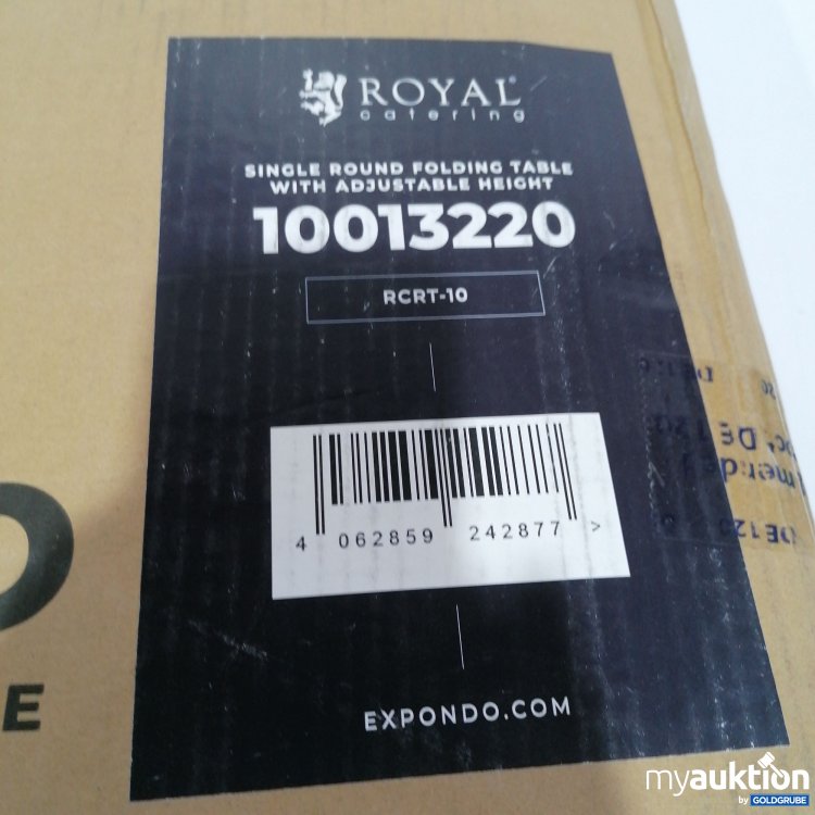 Artikel Nr. 438812: Royal Catering Single Round Folding Table 60 cm,  10013220