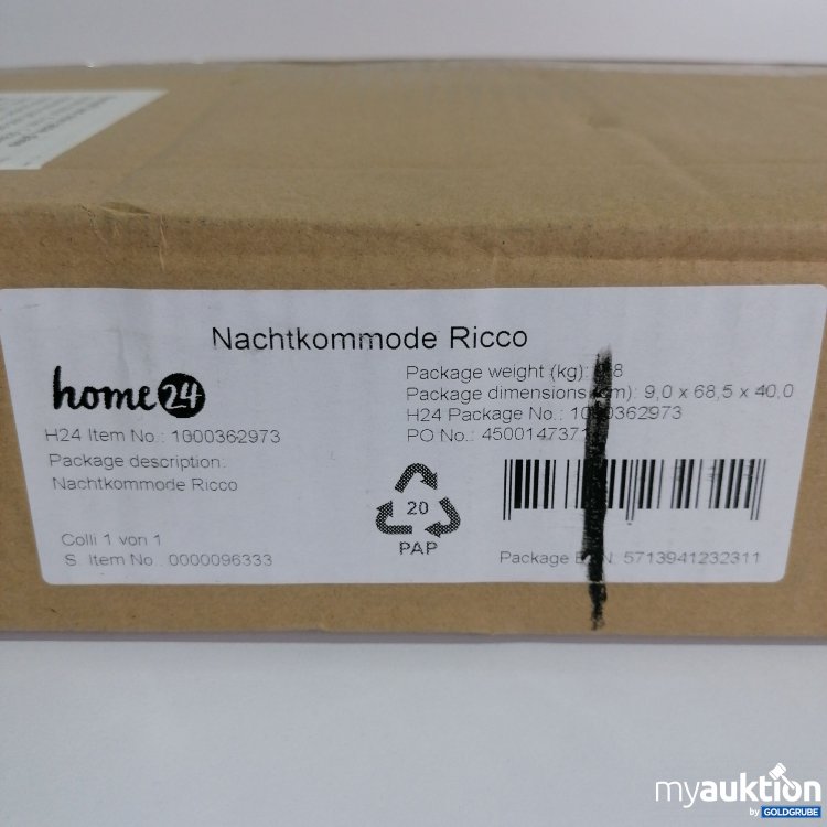 Artikel Nr. 779812 Artikel Nr. 779812: Home 24 Nachtkommode Ricco