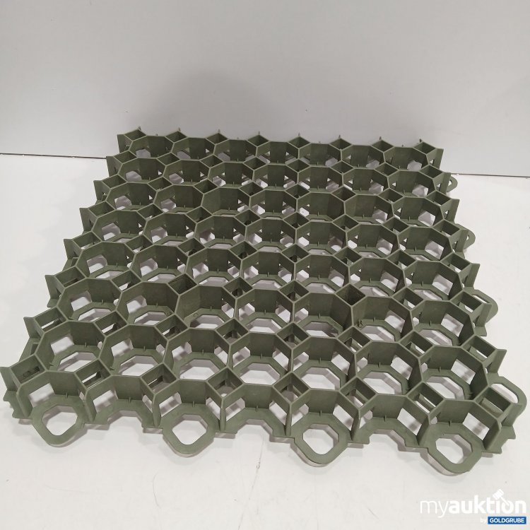 Artikel Nr. 950812: Rasengitter aus Kunststoff 50cm×50cm 10 Stück 