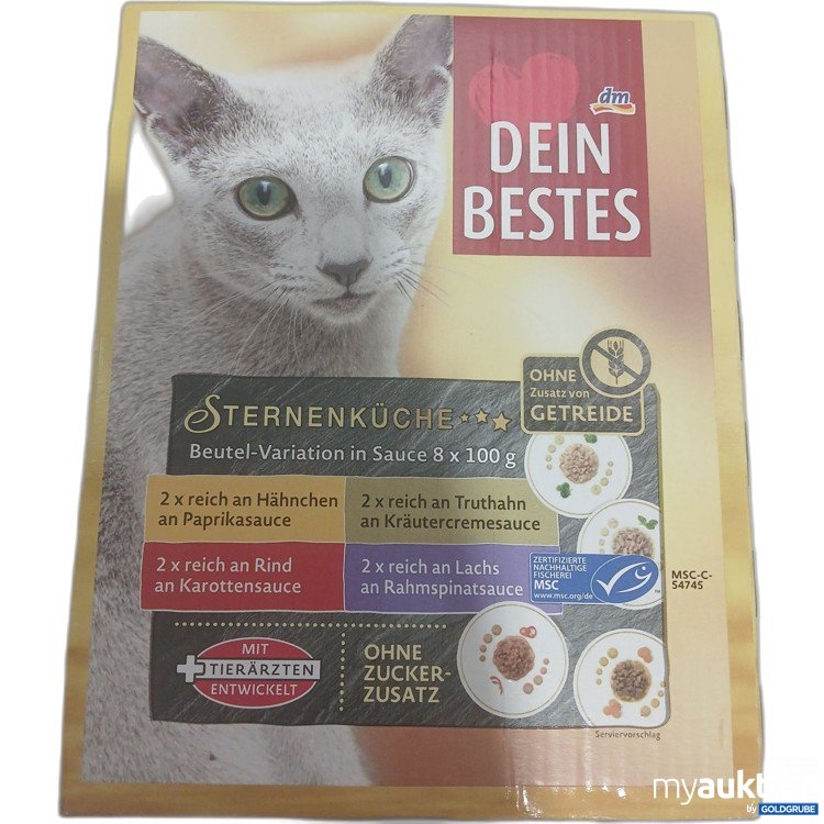 Artikel Nr. 959812: DEIN BESTES Sterneküche Beutel-Variationen in Sauce 8x100g Hähnchen Truthan Rind Lachs MHD: 11/2027