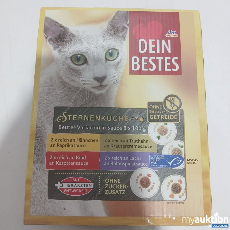 Artikel Nr. 959812: DEIN BESTES Sterneküche Beutel-Variationen in Sauce 8x100g Hähnchen Truthan Rind Lachs MHD: 11/2027