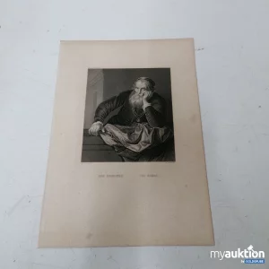 Auktion Bild ca. 30x20cm Rabbiner