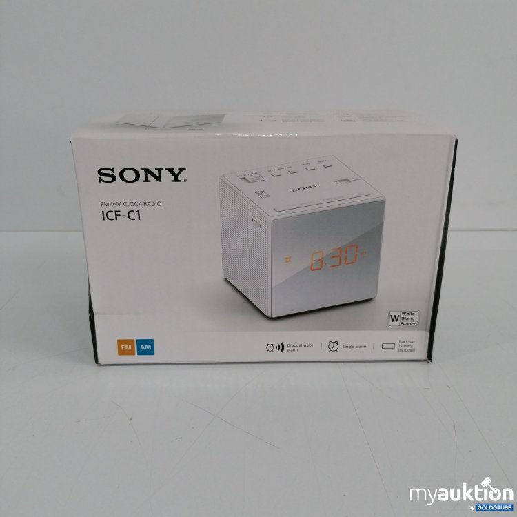 Artikel Nr. 399813 Artikel Nr. 399813: Sony FM/AM Clock Radio ICF-C1