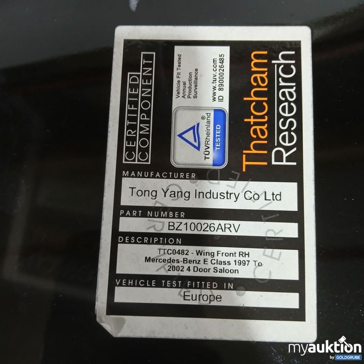 Artikel Nr. 441813: Tong Yang Industry Co Ltd Seitenteil Mercedes-Benz E-Class 1997- 2002 4Door Saloon
