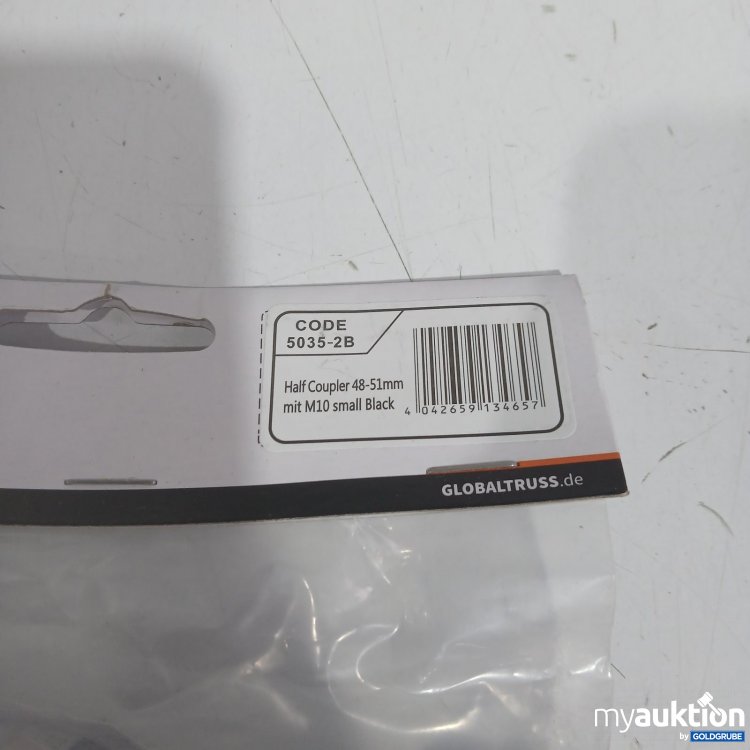 Artikel Nr. 464813: Global Truss Half Coupler 48-51mm mit M10 small Black 5035-2B