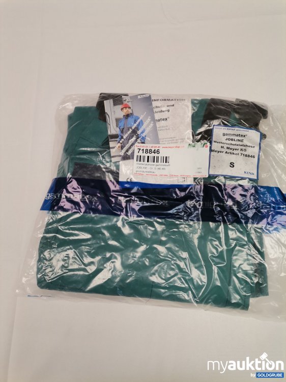 Artikel Nr. 774813 Artikel Nr. 774813: Gammatex Wetterlatzhose
