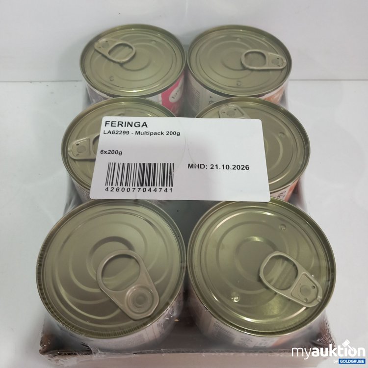 Artikel Nr. 825813 Artikel Nr. 825813: Feringa Katzenfutter Multipack 6x200g