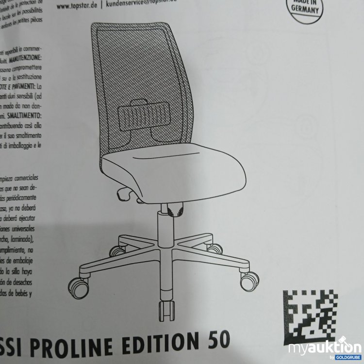 Artikel Nr. 950813 Artikel Nr. 950813: Schäfershop SSI Proline Edition 50 Drehstuhl