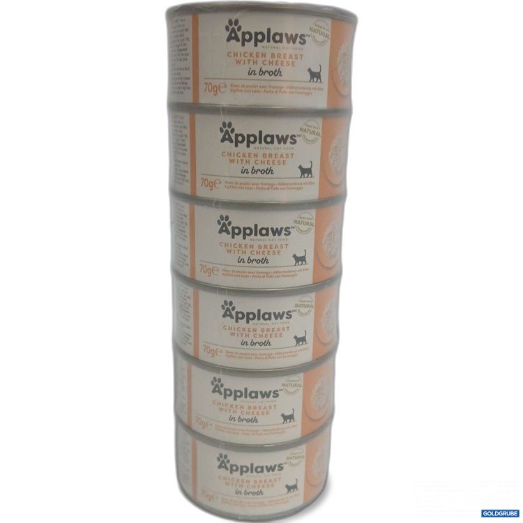 Artikel Nr. 952813: Applaws Hühnerbrust mit Käse in Brühe 6x70 g