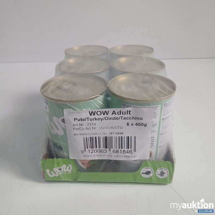 Artikel Nr. 957813: Wow Adult Pute 6x400g