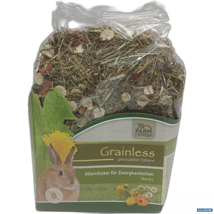 Artikel Nr. 959813: JR FARM Grainless Alleinfutter für Zwergkaninchen Herbs Art.Nr: 10113