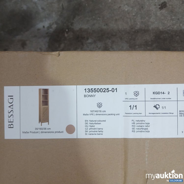 Artikel Nr. 995813 Artikel Nr. 995813: Bessagi Bonny 13550025-01 35x160x36cm