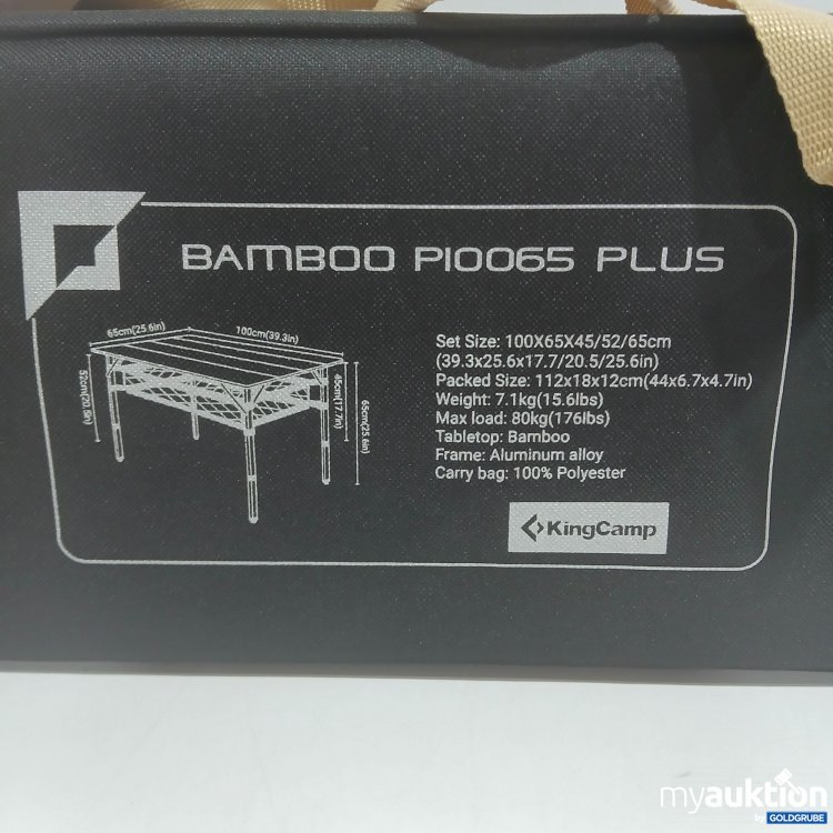 Artikel Nr. 871814: King Camp Bamboo PI0065 Plus 100x65x45/52/65cm 
